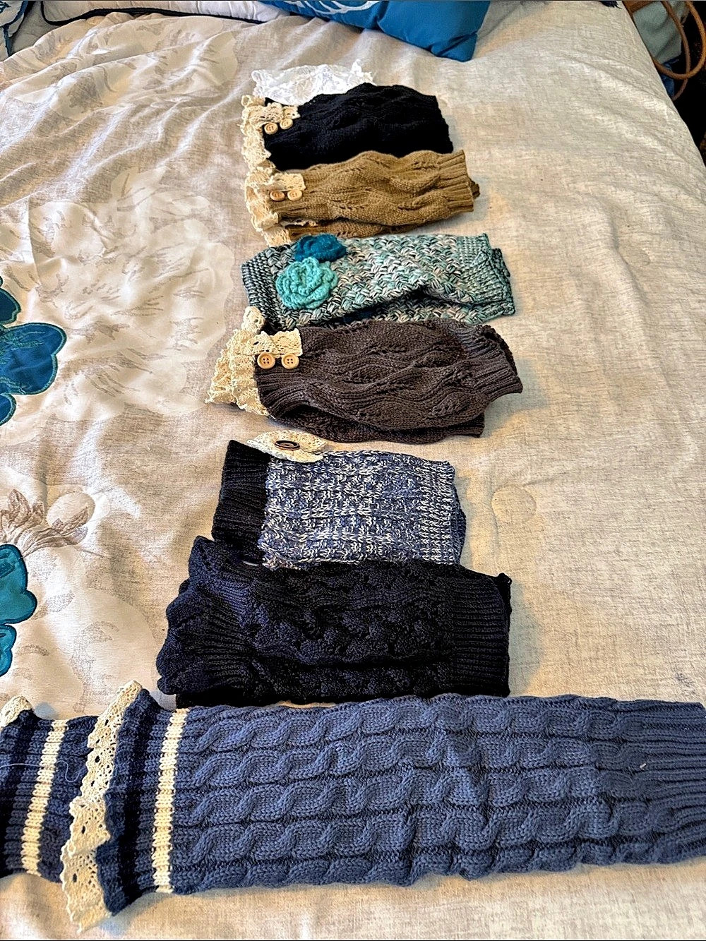 Fingerless Knit Glove & Arm Warmer Lot